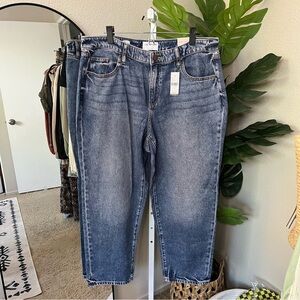 👖 Lane Bryant Medium Wash Boyfriend Jeans Mid-Rise Sz 14 NWT | Relaxed Fit Denim